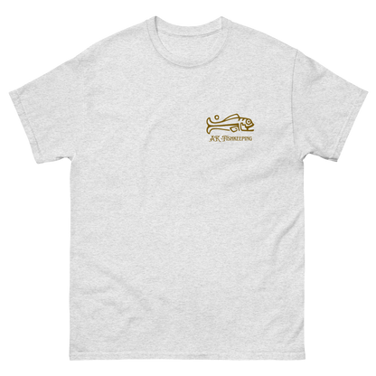 Men's gold logo tee