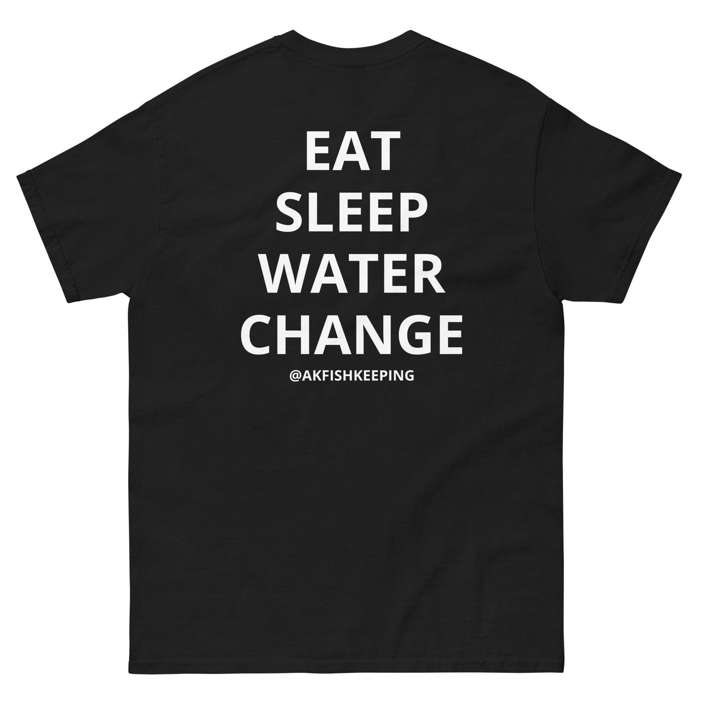 Men's eat sleep water change tee