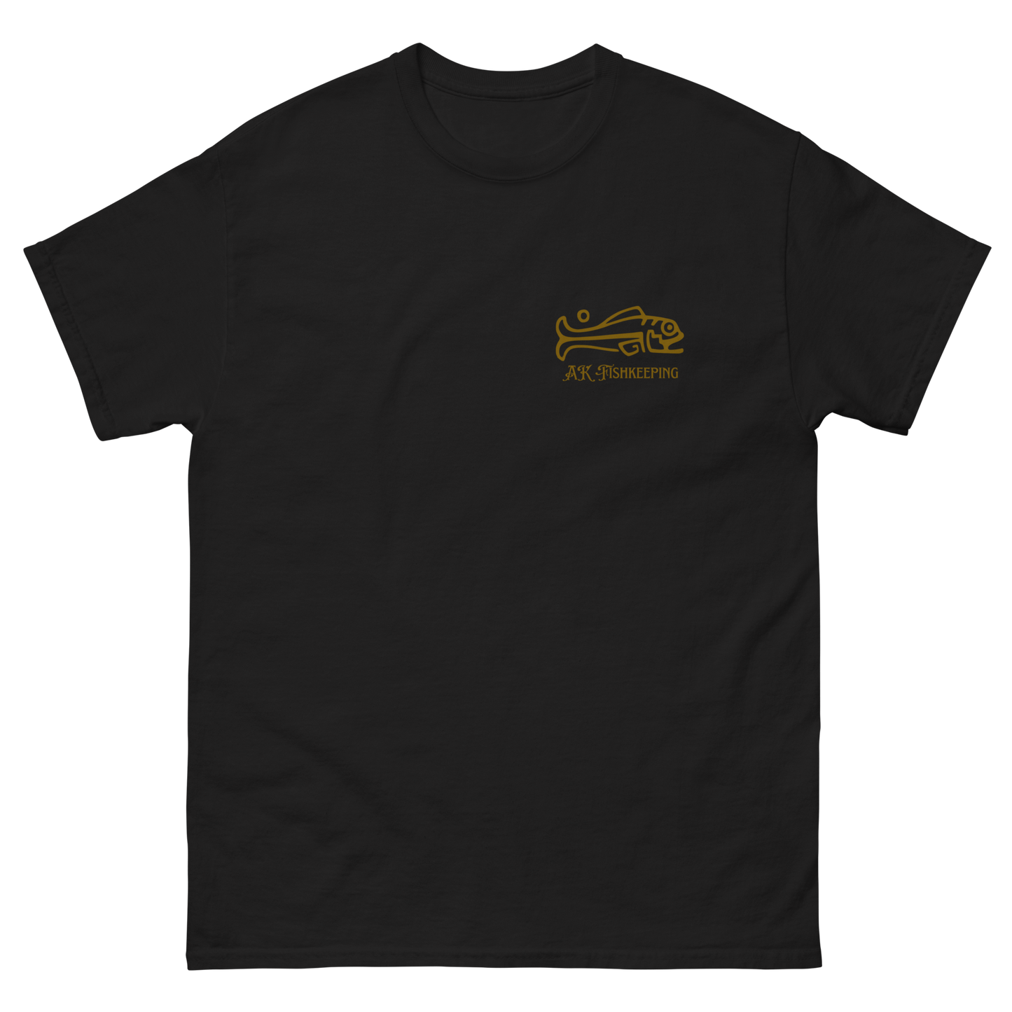 Men's gold logo tee