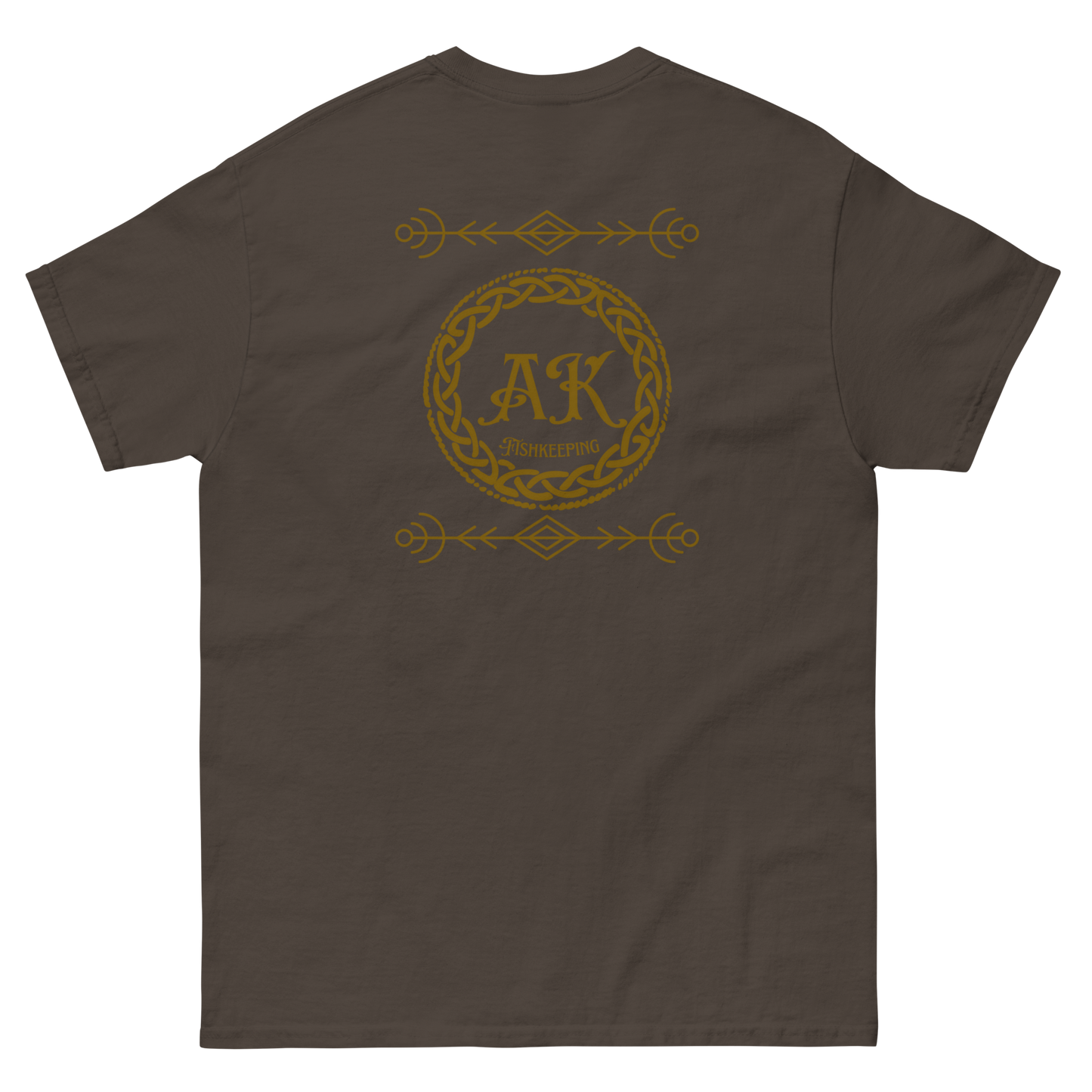 Men's gold logo tee