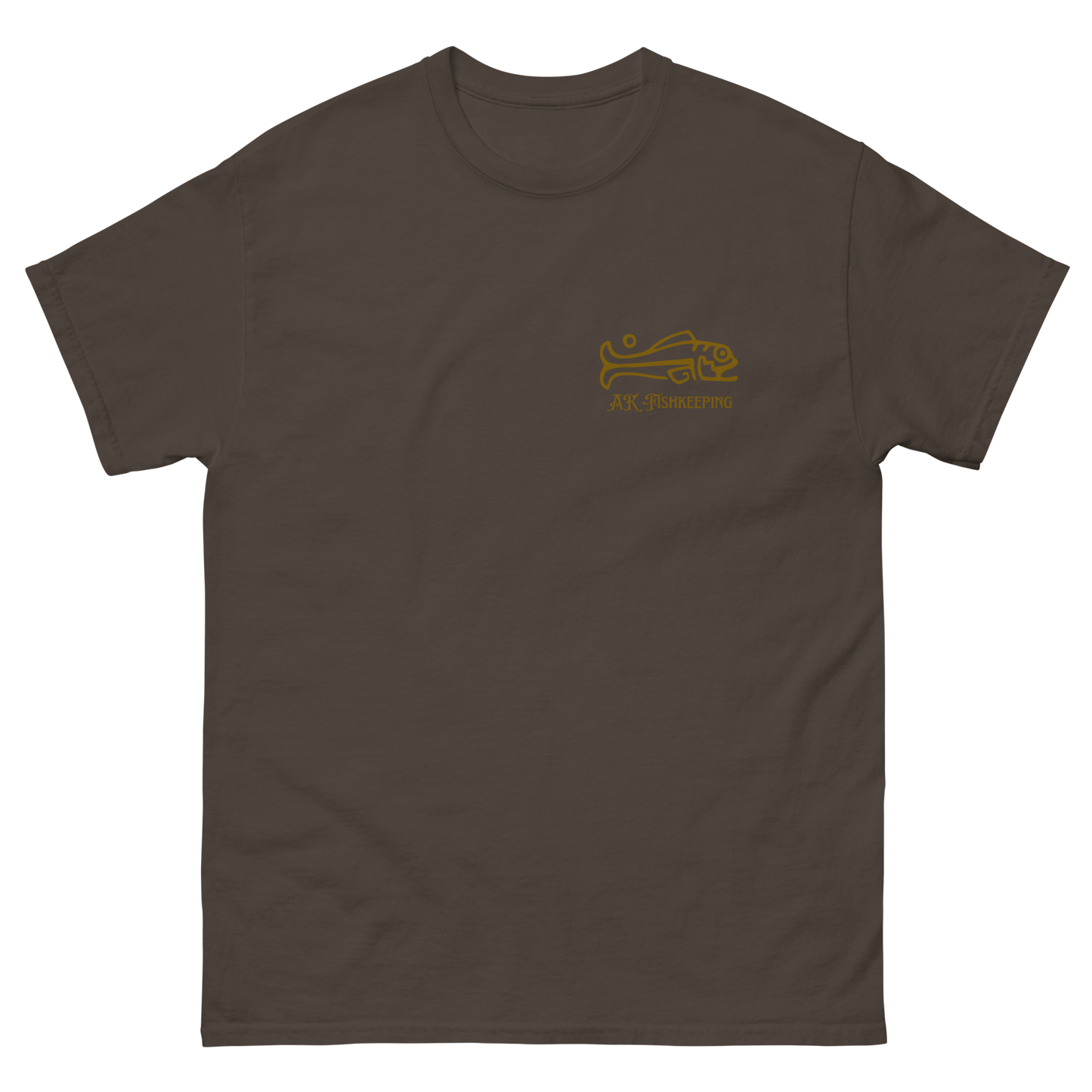 Men's gold logo tee