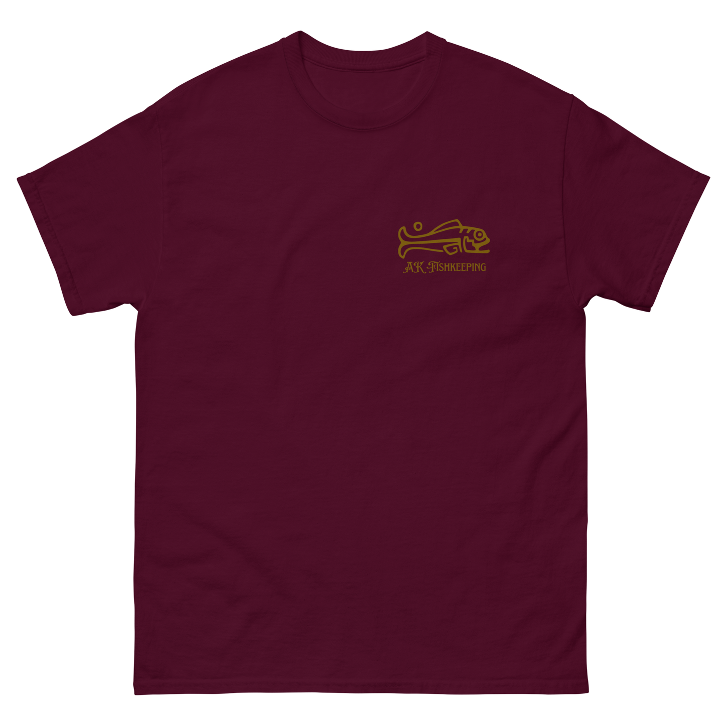 Men's gold logo tee