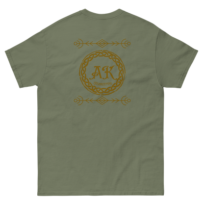 Men's gold logo tee