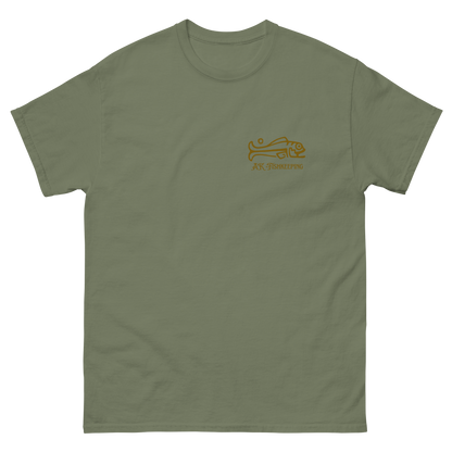 Men's gold logo tee