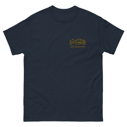 Men's gold logo tee