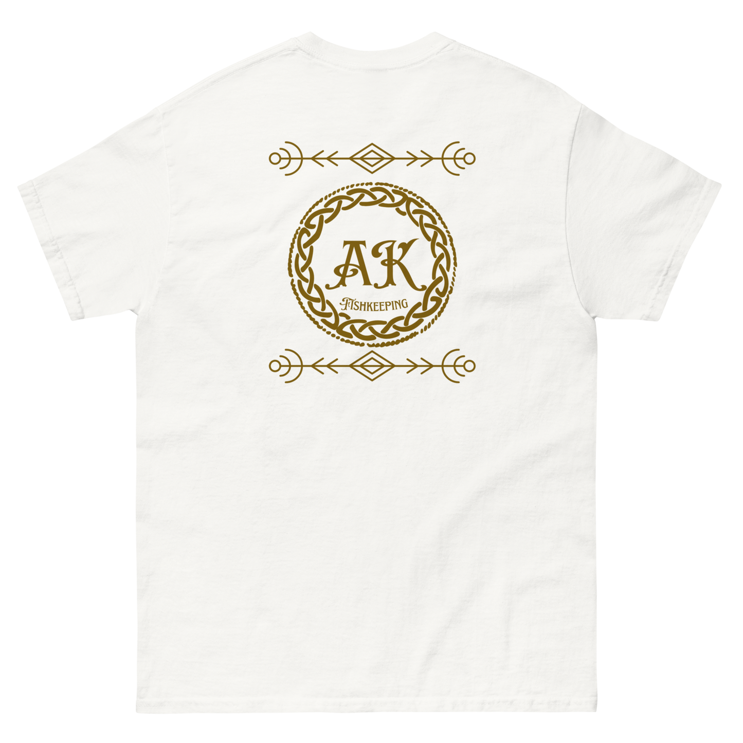 Men's gold logo tee