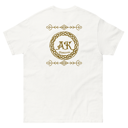 Men's gold logo tee