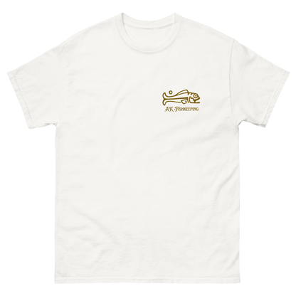 Men's gold logo tee