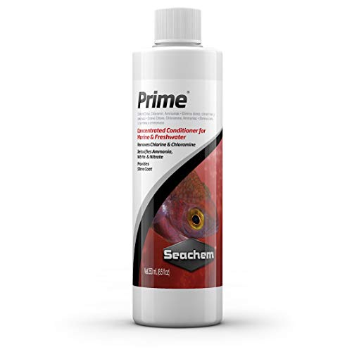 Seachem Prime Fresh and Saltwater Conditioner - Chemical Remover and Detoxifier 500 ml